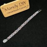 Kit 412 (Tutorial Ready) | DIY Bracelet Kit with 5A Zircon Beads | All-Inclusive Beginner Jewelry Making Gift for Women | Video Guide Included