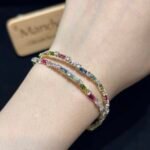 Kit 418 | DIY Bracelet Kit with 5A Zircon Beads | All-Inclusive Beginner Jewelry Making Gift for Women | Video Guide Included - Image 4