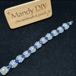 Kit 433 | DIY Bracelet Kit with 5A Zircon Beads | All-Inclusive Beginner Jewelry Making Gift for Women | Video Guide Included