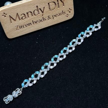 Kit 437 (Tutorial Ready) | DIY Bracelet Kit with 5A Zircon Beads | All-Inclusive Beginner Jewelry Making Gift for Women | Video Guide Included