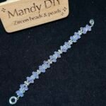 Kit 438 | DIY Bracelet Kit with 5A Zircon Beads | All-Inclusive Beginner Jewelry Making Gift for Women | Video Guide Included