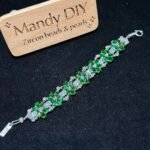 Kit 444 (Tutorial Ready) | DIY Bracelet Kit with 5A Zircon Beads | All-Inclusive Beginner Jewelry Making Gift for Women | Video Guide Included