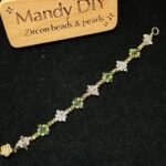 Kit 449  (Tutorial Ready) | DIY Bracelet Kit with 5A Zircon Beads | All-Inclusive Beginner Jewelry Making Gift for Women | Video Guide Included