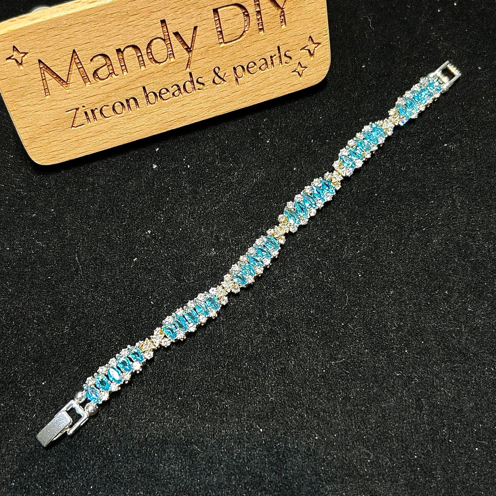 456-3 Kit 456 (Tutorial Ready) | DIY Bracelet Kit with 5A Zircon Beads | All-Inclusive Beginner Jewelry Making Gift for Women | Video Guide Included - Image 1