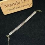 Kit 457A | DIY Bracelet Kit with 5A Zircon Beads | All-Inclusive Beginner Jewelry Making Gift for Women | Video Guide Included