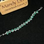 Kit 459 | DIY Bracelet Kit with 5A Zircon Beads | All-Inclusive Beginner Jewelry Making Gift for Women | Video Guide Included