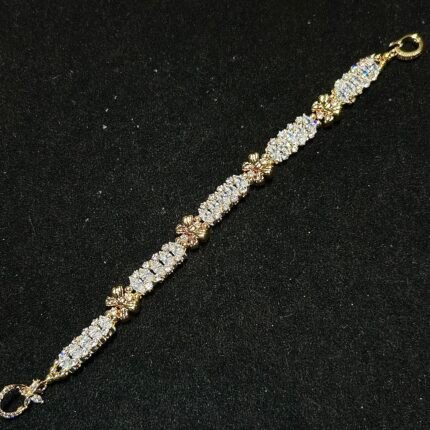 Kit 460 (Tutorial Ready) | DIY Bracelet Kit with 5A Zircon Beads | All-Inclusive Beginner Jewelry Making Gift for Women | Video Guide Included