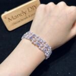 Kit 461 (Tutorial Ready) | DIY Bracelet Kit with 5A Zircon Beads | All-Inclusive Beginner Jewelry Making Gift for Women | Video Guide Included - Image 2