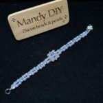 Kit 462 | DIY Bracelet Kit with 5A Zircon Beads | All-Inclusive Beginner Jewelry Making Gift for Women | Video Guide Included