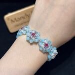 Kit 469(Tutorial Ready) | DIY Bracelet Kit with 5A Zircon Beads | All-Inclusive Beginner Jewelry Making Gift for Women | Video Guide Included - Image 4