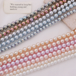 Explosive imitation goddess Mabe Acoya glass crystal pearl high-end luxury necklace accessories - Image 3