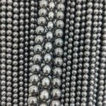298 Color Crystal Pearl Dark Grey Classic Round Bead - Image 4