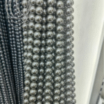 616 color genuine linen crystal pearl light gray 40cm - Image 4