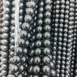 298 Color Crystal Pearl Dark Grey Classic Round Bead - Image 5