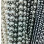 616 color genuine linen crystal pearl light gray 40cm - Image 7