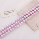 Explosive imitation goddess Mabe Acoya glass crystal pearl high-end luxury necklace accessories - Image 8