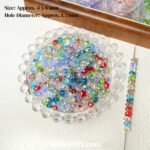 Shijia flash plating color crystal cut flat beads scattered beads handmade diy string beads materials bracelet necklace accessories - Image 15