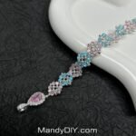 Kit 429 (Tutorial Ready) | DIY Bracelet Kit with 5A Zircon Beads | All-Inclusive Beginner Jewelry Making Gift for Women | Video Guide Included