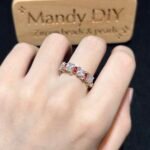 Kit 432 Ring DIY (Tutorial Ready) | DIY Ring Kit with 5A Zircon Beads | All-Inclusive Beginner Jewelry Making Gift for Women | Video Guide Included | Finished Product - Image 2