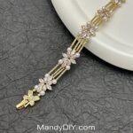 Kit 470 (Tutorial Ready) | DIY Bracelet Kit with 5A Zircon Beads | All-Inclusive Beginner Jewelry Making Gift for Women | Video Guide Included