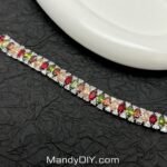 Kit 473(Tutorial Ready)| DIY Bracelet Kit with 5A Zircon Beads | All-Inclusive Beginner Jewelry Making Gift for Women | Video Guide Included - Image 3