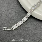 Kit 477 | DIY Bracelet Kit with 5A Zircon Beads | All-Inclusive Beginner Jewelry Making Gift for Women | Video Guide Included