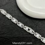 Kit 477 | DIY Bracelet Kit with 5A Zircon Beads | All-Inclusive Beginner Jewelry Making Gift for Women | Video Guide Included - Image 3