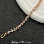 Kit 484 (Tutorial Ready) | DIY Bracelet Kit with 5A Zircon Beads | All-Inclusive Beginner Jewelry Making Gift for Women | Video Guide Included