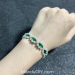 Kit 489 (Tutorial Ready)  | DIY Bracelet Kit with 5A Zircon Beads | All-Inclusive Beginner Jewelry Making Gift for Women | Video Guide Included - Image 2
