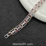 Kit 491 | DIY Bracelet Kit with 5A Zircon Beads | All-Inclusive Beginner Jewelry Making Gift for Women | Video Guide Included