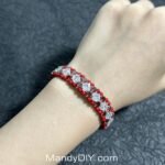 Kit 495 (Tutorial Ready) | DIY Bracelet Kit with 5A Zircon Beads | All-Inclusive Beginner Jewelry Making Gift for Women | Video Guide Included - Image 2