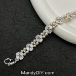 Kit 496 (Tutorial Ready) | DIY Bracelet Kit with 5A Zircon Beads | All-Inclusive Beginner Jewelry Making Gift for Women | Video Guide Included