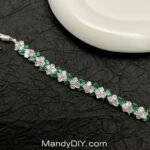 Kit 498(Tutorial Ready) | DIY Bracelet Kit with 5A Zircon Beads | All-Inclusive Beginner Jewelry Making Gift for Women | Video Guide Included - Image 3