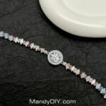 Kit 500 (Tutorial Ready) | DIY Bracelet Kit with 5A Zircon Beads | All-Inclusive Beginner Jewelry Making Gift for Women | Video Guide Included - Image 3