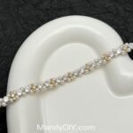 Kit 501 (Tutorial Ready)| DIY Bracelet Kit with 5A Zircon Beads | All-Inclusive Beginner Jewelry Making Gift for Women | Video Guide Included - Image 4