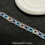 Kit 502(Tutorial Ready) | DIY Bracelet Kit with 5A Zircon Beads | All-Inclusive Beginner Jewelry Making Gift for Women | Video Guide Included - Image 3