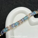 Kit 502(Tutorial Ready) | DIY Bracelet Kit with 5A Zircon Beads | All-Inclusive Beginner Jewelry Making Gift for Women | Video Guide Included - Image 4