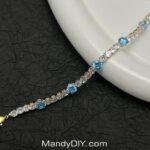 Kit 505 | DIY Bracelet Kit with 5A Zircon Beads | All-Inclusive Beginner Jewelry Making Gift for Women | Video Guide Included