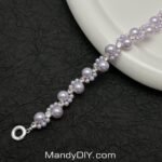 Kit 507 | DIY Bracelet Kit with 5A Zircon Beads | All-Inclusive Beginner Jewelry Making Gift for Women | Video Guide Included