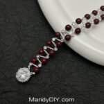 Kit 508 | DIY Bracelet Kit with 5A Zircon Beads | All-Inclusive Beginner Jewelry Making Gift for Women | Video Guide Included