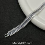 Kit 510 (Tutorial Ready) | DIY Bracelet Kit with 5A Zircon Beads | All-Inclusive Beginner Jewelry Making Gift for Women | Video Guide Included