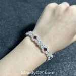 Kit 512 (Tutorial Ready) | DIY Bracelet Kit with 5A Zircon Beads | All-Inclusive Beginner Jewelry Making Gift for Women | Video Guide Included - Image 2