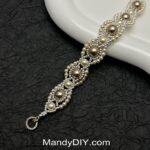 Kit 514 | DIY Bracelet Kit with 5A Zircon Beads | All-Inclusive Beginner Jewelry Making Gift for Women | Video Guide Included