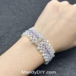 Kit 515(Tutorial Ready) | DIY Bracelet Kit with 5A Zircon Beads | All-Inclusive Beginner Jewelry Making Gift for Women | Video Guide Included - Image 2
