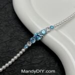 Kit 516(Tutorial Ready) | DIY Bracelet Kit with 5A Zircon Beads | All-Inclusive Beginner Jewelry Making Gift for Women | Video Guide Included