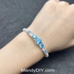 Kit 516(Tutorial Ready) | DIY Bracelet Kit with 5A Zircon Beads | All-Inclusive Beginner Jewelry Making Gift for Women | Video Guide Included - Image 2