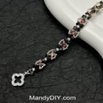 Kit 520 | DIY Bracelet Kit with 5A Zircon Beads | All-Inclusive Beginner Jewelry Making Gift for Women | Video Guide Included