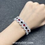 Kit 523 (Tutorial Ready) | DIY Bracelet Kit with 5A Zircon Beads | All-Inclusive Beginner Jewelry Making Gift for Women | Video Guide Included - Image 2