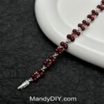 Kit 525 | DIY Bracelet Kit with 5A Zircon Beads | All-Inclusive Beginner Jewelry Making Gift for Women | Video Guide Included