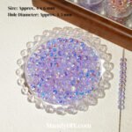 Shijia flash plating color crystal cut flat beads scattered beads handmade diy string beads materials bracelet necklace accessories - Image 7